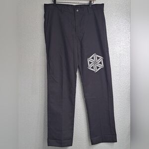 Genuine Dickies Men's Black Work Pants   Size 36x32